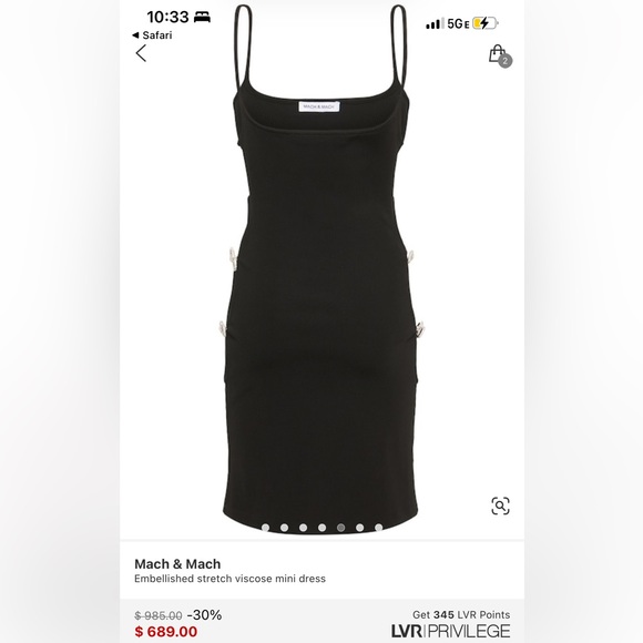 Mach & Mach shortened dress - Picture 7 of 10